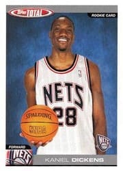 2004-05 Topps Total Base Set Kaniel Dickens #330 card