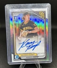2024 Bowman Chrome Prospects Autographs Kannon Kemp #CPA-KK card