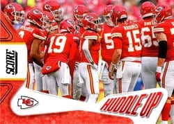 2023 Score Huddle Up Kansas City Chiefs #1 card