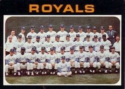 1971 Topps Base Set Kansas City Royals #742 card