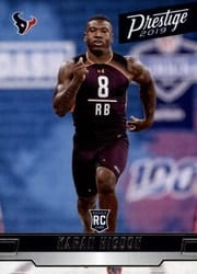 2019 Panini Prestige Base Set Karan Higdon #286 card