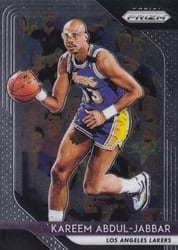 2018-19 Panini Prizm Base Set Kareem Abdul-Jabbar #115 card