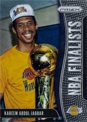 2019-20 Panini Prizm NBA Finalists Kareem Abdul-Jabbar #4 card