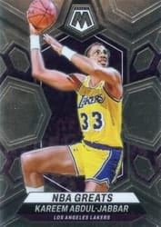 2023-24 Panini Mosaic Base Set Kareem Abdul-Jabbar #299 card