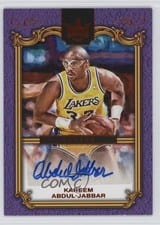 2024-25 Panini Court Kings Legacy Portrait Signatures Kareem Abdul-Jabbar #LP-KAJ card