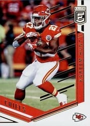 2018 Donruss Elite Base Set Kareem Hunt #86 card