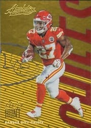 2018 Panini Absolute Base Set Kareem Hunt #51 card
