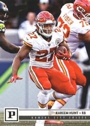 2018 Panini Base Set Kareem Hunt #145 card