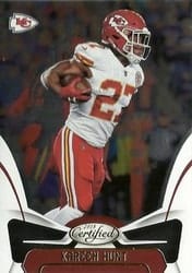 2018 Panini Certified Base Set Kareem Hunt #31 card