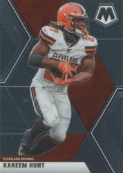 2020 Panini Mosaic Base Set Kareem Hunt #57 card