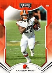2021 Panini Playoff Base Set Kareem Hunt #42 card