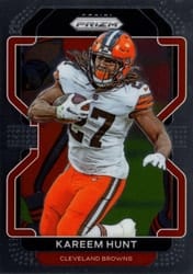 2021 Panini Prizm Base Set Kareem Hunt #265 card
