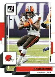 2022 Donruss Base Set Kareem Hunt #211 card