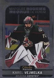 2021-22 O-Pee-Chee Platinum Base Set Karel Vejmelka #281 card