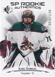 2021-22 SP Base Set Karel Vejmelka #120 card