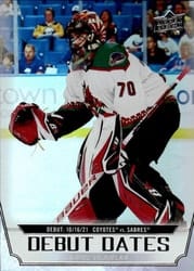 2022-23 Upper Deck Debut Dates Karel Vejmelka #DD-16 card