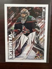 2022 Topps NHL Sticker Karel Vejmelka #28 card