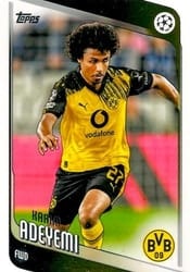 2025-26 Topps UEFA Club Competitions Base Set Karim Adeyemi #128 card