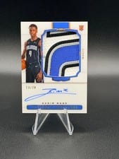 2020 Panini National Treasures Karim Mane Patch Autograph Gold FOTL #112 card