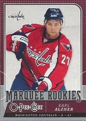 2008-09 O-Pee-Chee Base Set Karl Alzner #705 card