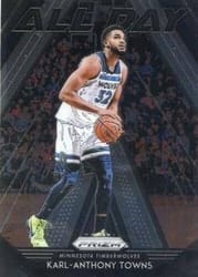 2018-19 Panini Prizm All Day Karl-Anthony Towns #24 card