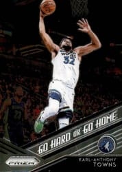 2018-19 Panini Prizm Go Hard or Go Home Karl-Anthony Towns #4 card
