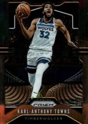 2019-20 Panini Prizm Base Set Karl-Anthony Towns #161 card