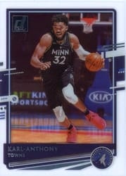 2020-21 Clearly Donruss Base Set Karl-Anthony Towns #48 card