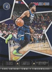 2020-21 Hoops Lights Camera Action Karl-Anthony Towns #9 card