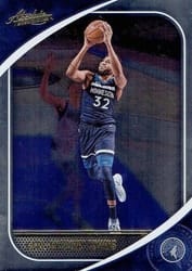 2020-21 Panini Absolute Memorabilia Base Set Karl-Anthony Towns #58 card
