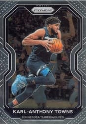 2020-21 Panini Prizm Base Set Karl-Anthony Towns #167 card