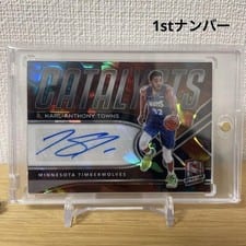 2021-22 Panini Spectra Catalysts Signatures Karl-Anthony Towns #CAS-KAT card