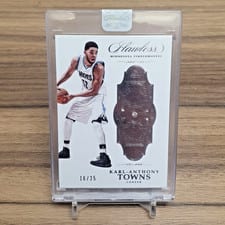 2021 Panini Flawless Karl Anthony Towns #10 card
