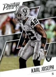 2018 Panini Prestige Base Set Karl Joseph #145 card