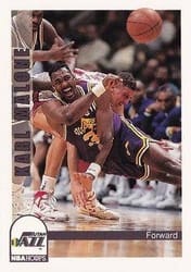 1992-93 Hoops Base Set Karl Malone #227 card