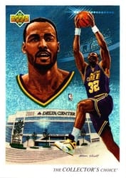 1992-93 Upper Deck Base Set Karl Malone #44 card