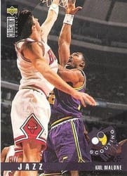 1995-96 Collector's Choice Base Set Karl Malone #347 card