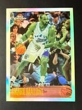 1996 Topps Chrome Karl Malone #178 card