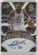 2021-22 Panini Spectra Illustrious Legends Signatures Karl Malone #ILS-KAR card