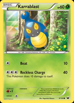 Dark Explorers Karrablast #9 card