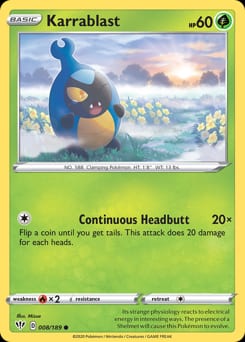 2020 Darkness Ablaze Karrablast #8 card