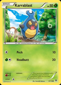 Phantom Forces Karrablast #8 card