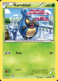 Plasma Blast Karrablast #6 card