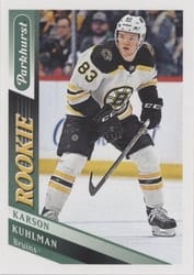 2019-20 Parkhurst Base Set Karson Kuhlman #282 card
