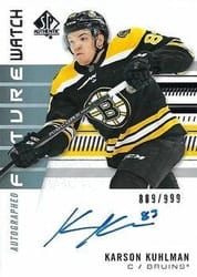 2019-20 SP Authentic Base Set Karson Kuhlman #169 card