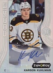2019-20 Upper Deck Synergy Base Set Karson Kuhlman #49 card