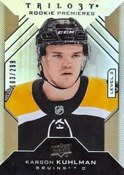 2019-20 Upper Deck Trilogy Base Set Karson Kuhlman #119 card