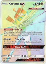 2017 Crimson Invasion Kartana-GX #117 card