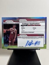 2024-25 Bowman University Chrome College Application Autographs Karter Knox #CAA-KKN card
