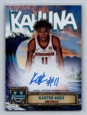2024-25 Bowman University Chrome The Big Kahuna Autographs Karter Knox #BKA-KKN card